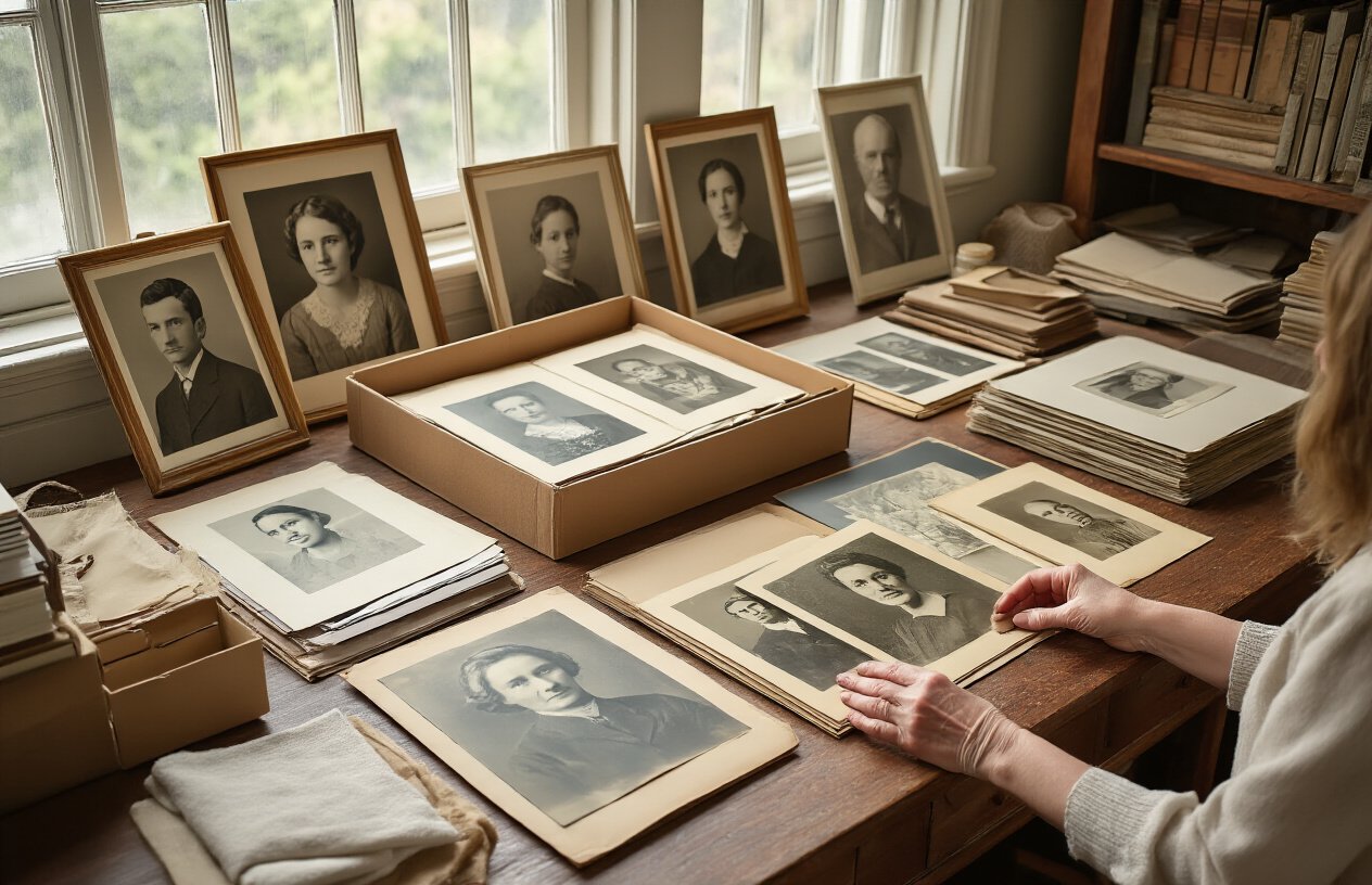 Organizing and Preserving Your Restored Family Photos