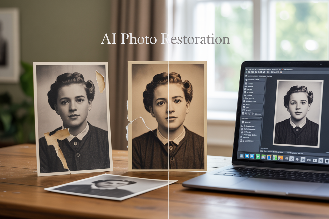 The 'Memory Box' AI: How to Use Simple Tools to Restore Faded Photos and Save Your Family History