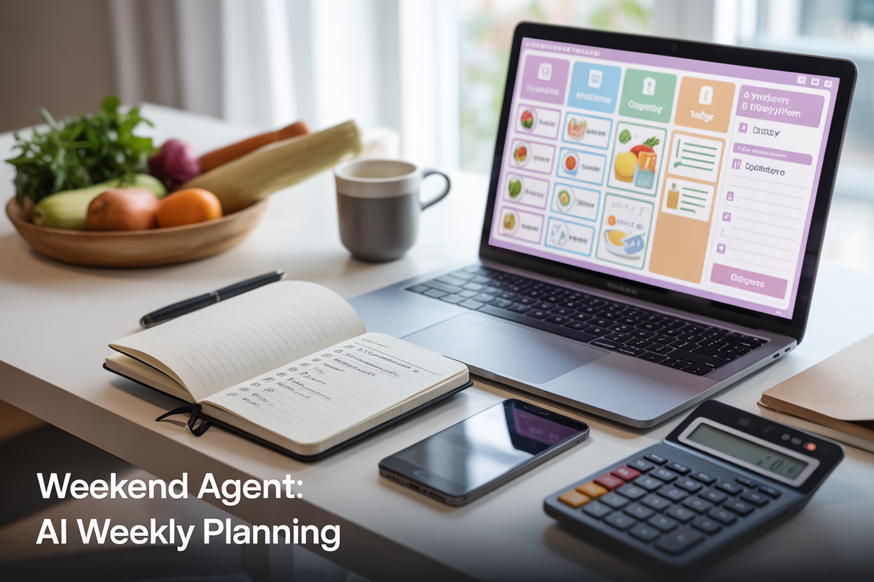 The 'Weekend Agent' is Here: I Used a Simple AI Agent to Plan My Entire Next Week's Meals, Budget, and Tasks